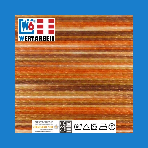 W6 Nh- und Stickgarn Farb-Nr. 9302 Multicolor (1.000 m)