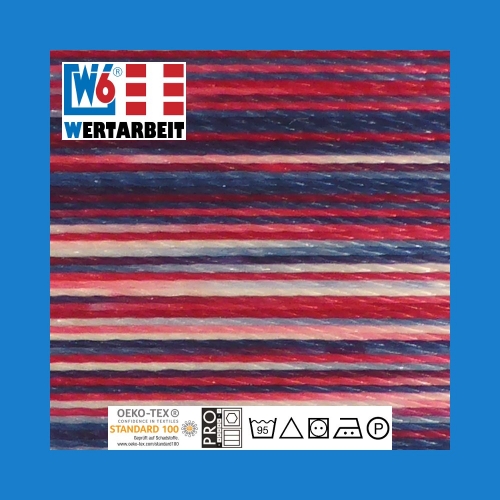 W6 Nh- und Stickgarn Farb-Nr. 9918 Multicolor (1.000 m)