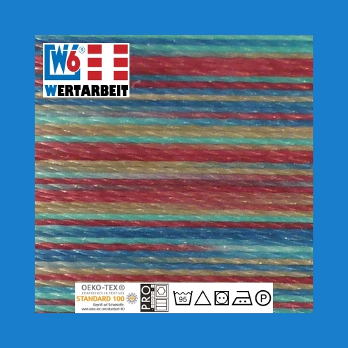 W6 Nh- und Stickgarn Farb-Nr. 9970 Multicolor (1.000 m)
